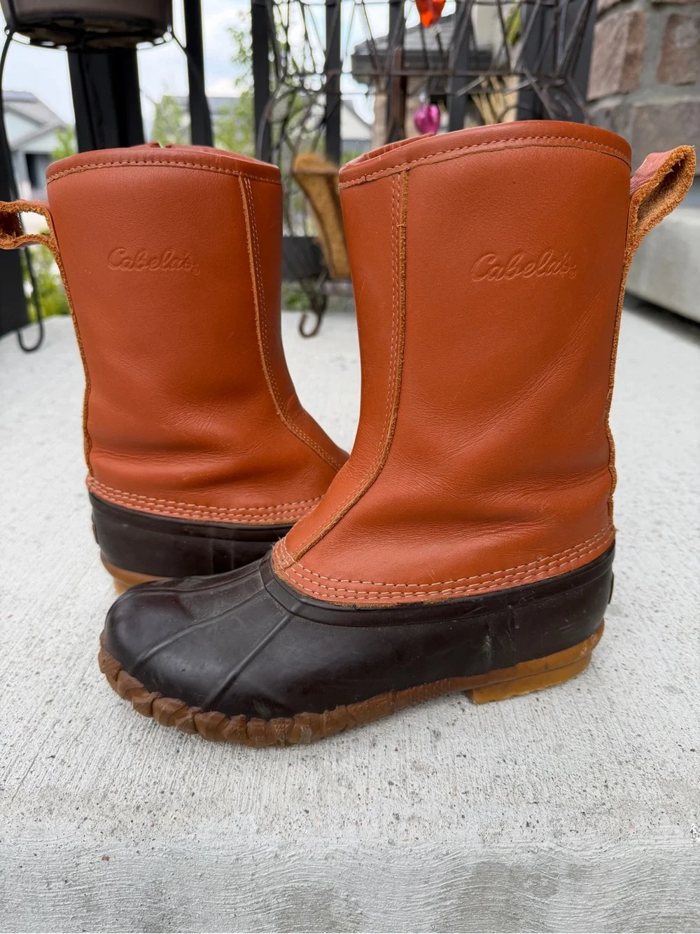 Cabela's Thinsulate Zippered Duck Boots Men’s Size 7
